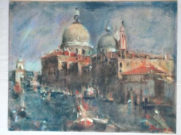 SANTA MARIA DELLA SALUTE (LARGE PAINTING)